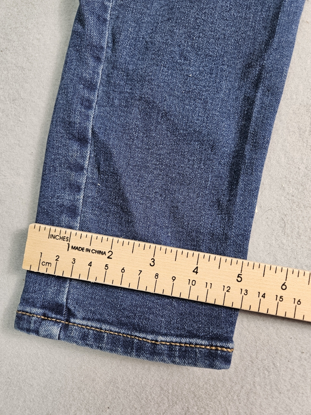 Old Navy Rockstar Mid-Rise Distressed Jeggings Blue Size 14 Regular - Picture 7 of 13